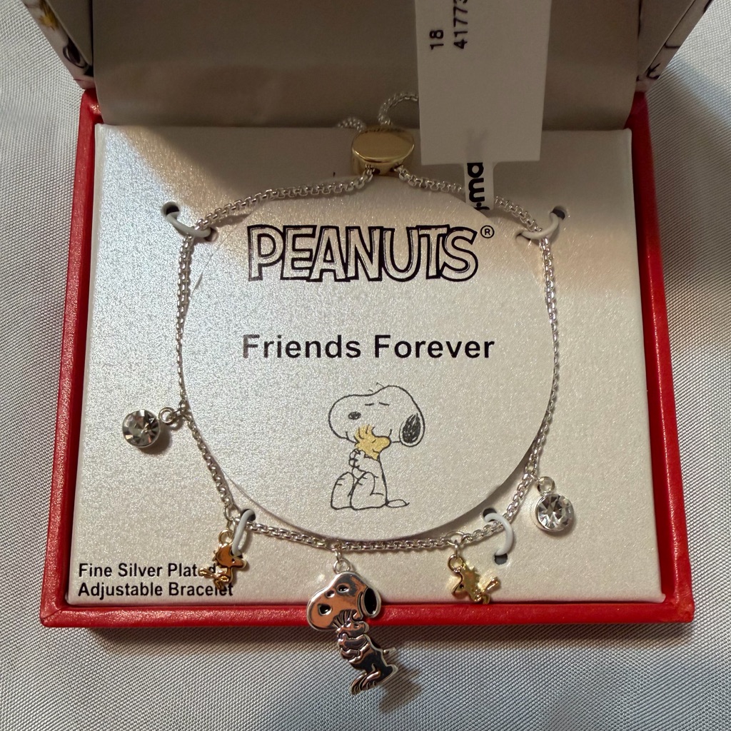 Peanuts Silver Charm Bracelet